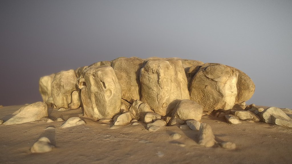 photogrammetry scan of huge rocks