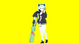 Rebecca Cyberpunk Edgerunner cyberpunk, animegirl, rebecca, anime