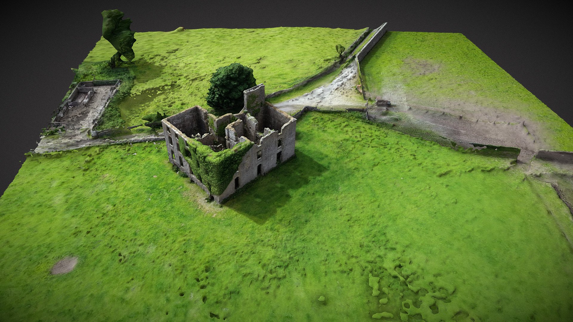 Unknown 18TH Centyry Irish Castle  Ruins