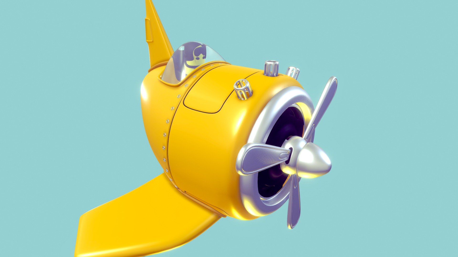 Cartoon Style 3D Aircraft 🚁
Thanks to @CrossMind Studio for the tutorial ❤



Don’t forget to check my instagram account for more of my works! 
Instagram: instagram.com/p/CMFgzRpjJfD/
tutorial: youtu.be/IYEaY6RTUzc
