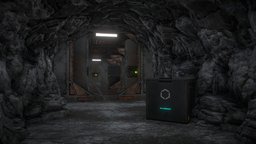 Cave Scene Modular terrain, rocks, droid, cave, metal, chamber, wars, star, box, nature, corridor, segments, building, modular