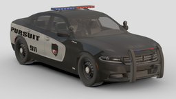 Police Car # 7 police, vehicles, pack, new, interceptor, taxi, dodge, cop, 2d, polar, magnum, fbi, police-car, mopar, policecar, carpolice, low-poly, 3d, vehicle, texture, model, car, free, carpack
