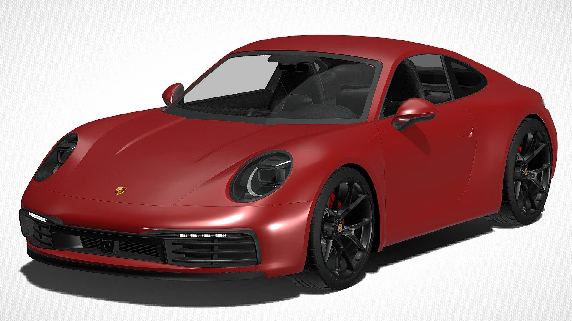 GET FREE 3D MODELS ON OUR DISCORD SERVER AND PATREON\n\nhttps://discord.gg/6QJ9sKJubp\n\npatreon.com/NLM_Group\n\nA highly detailed 3D model of the Porsche 992 Carrera 4S (2022) created by NLM\n\n\n\n\nBlend.(Native) - in this file you can find a model without subdivision, and if you want you can increase the smoothing or decrease. Also in the Blend file you will find an animation of the opening of the doors and hood of the car.\n\nAll textures were included in this file, but you can also use the glb file - in this file, the textures are already attached to the model.\n\nAbout 3D model:\n\n\n\n\nHighly detailed car model.\n\nHighly detailed interior of the car\n\nSuitable for use in games/renders\n\nThank you for purchasing our models!