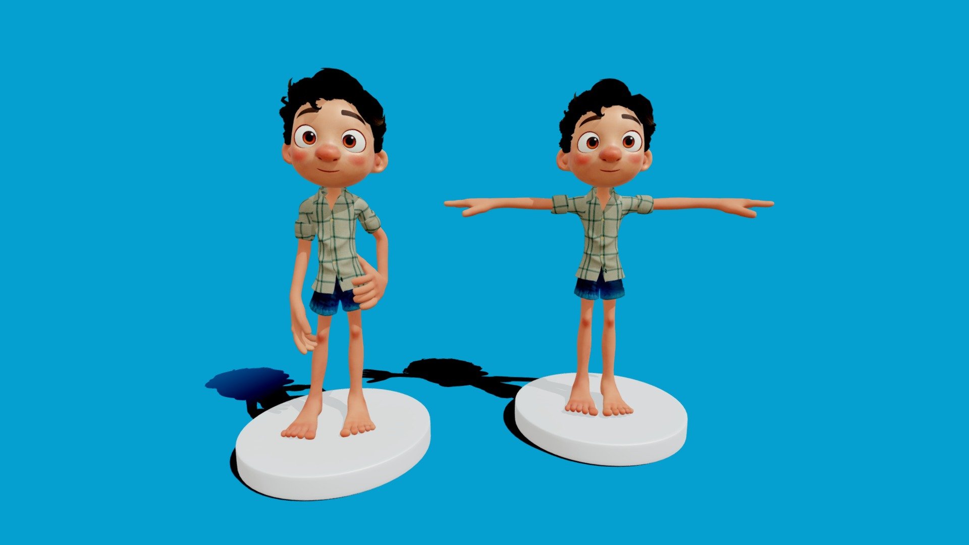 Seriousely I'm so new for 3D model ( 2-3 months ) I tried so hard  as much asthe skill  i,ve had  now for this. This model contains one with rig and one none.There might be a mistake and flaws please apologize. And hopefully you would like it . All suggestions and advices are welcome.
 Please JUST A LIKE BEFORE DOWNLOAD .