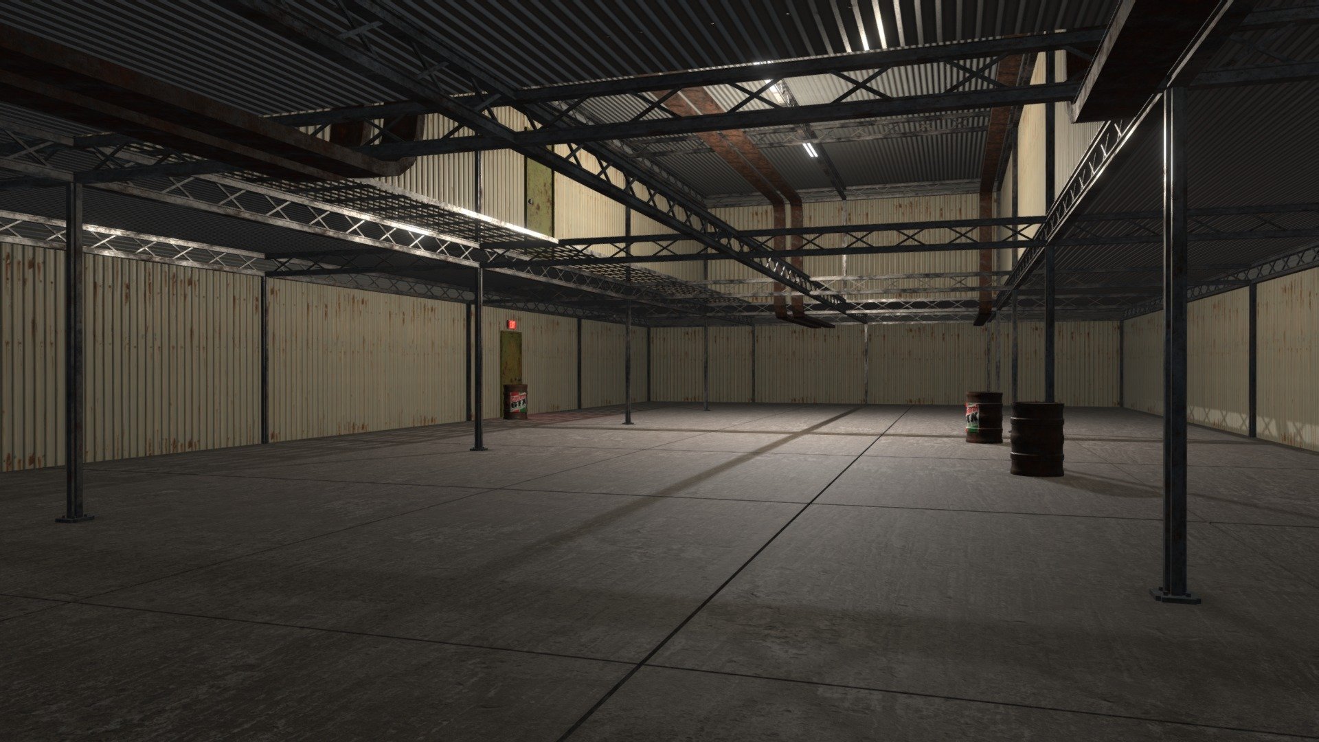 Abandoned Warehouse Building\nCheck out my other WAREHOUSE BUILDINGS and more indoor scenes if you like this one.  Don't forget to LIKE my models and FOLLOW me!\n\n\n\nFeel free to make suggestions in the comment section if you have a cool idea for my next warehouse model!\n\n**Thank You!  **
