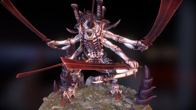 Warhammer40k Swarmlord
Blender 3d
4k. 2k 1k. 32 Textures . over 200k vertices