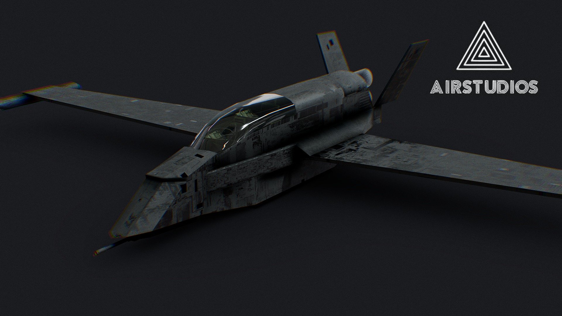 Futuristic Sci-Fi Air Force Airplane/Space Ship

Original Design Made in Blender