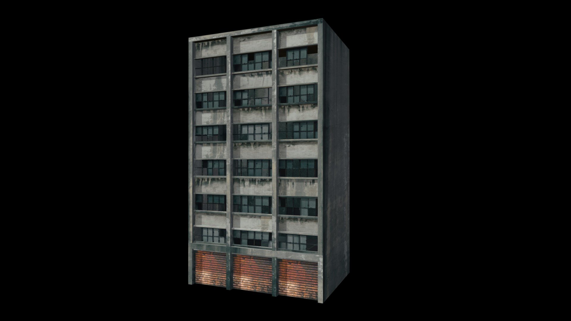 An abandoned building for your city decoration. If you liked it comment below for more models :)