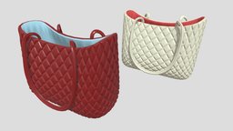 Ladies Quilted Bag storage, textile, handles, fashion, bag, thing, stylish, soft, wardrobe, accessory, fabric, womens, stitch, shoulder, stitched, handbag, check, carry, delicate, trendy, quilted, embroidered, girl, lady, plump
