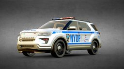 Police Interceptor police, ford, interceptor, explorer, siren, game-asset, game