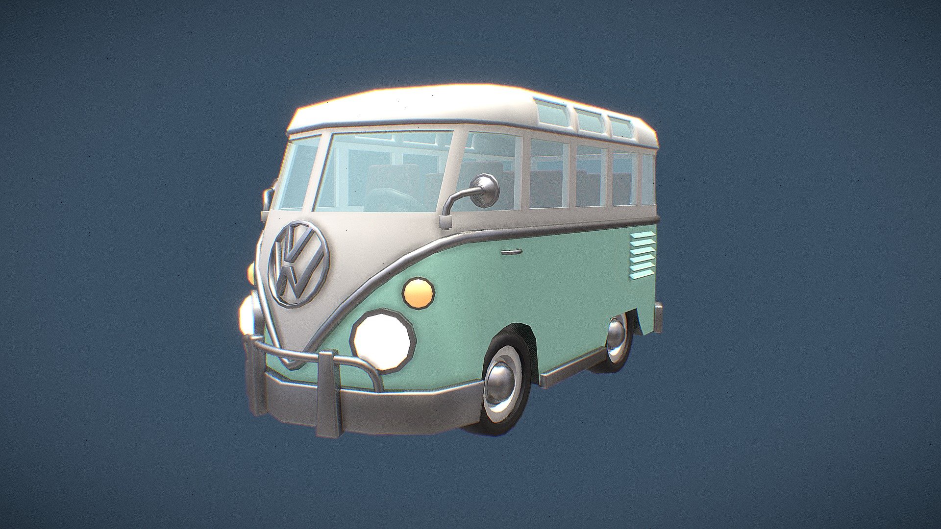This is a Stylized Volkswagen T1 Samba Bus. This project took me 3 days to make. I hope you like it :D