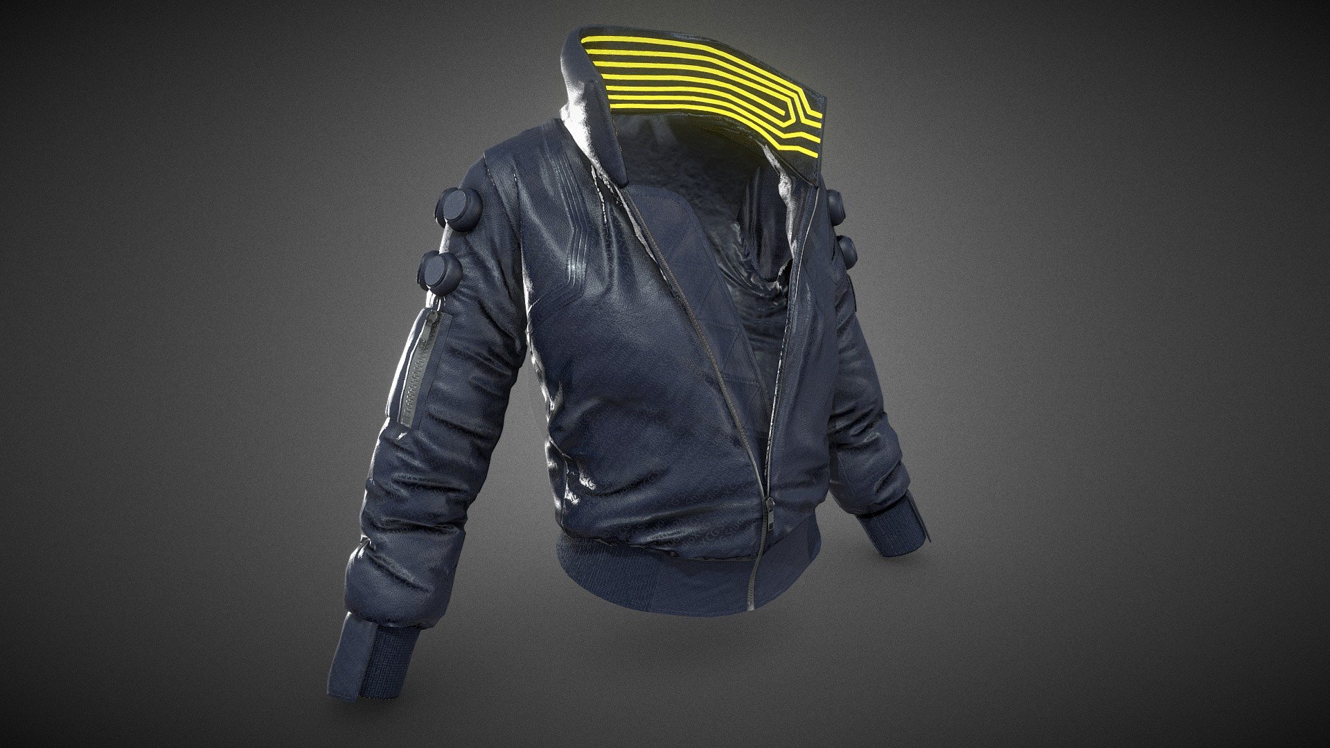 CG StudioX Present :
Cyberpunk Blue Jacket lowpoly/PBR




This is Cyberpunk Blue Jacket Comes with Specular and Metalness PBR.

The photo been rendered using Marmoset Toolbag 4 (real time game engine )


Features :



Comes with Specular and Metalness PBR 4K texture .

Good topology.

Low polygon geometry.

The Model is prefect for game for both Specular workflow as in Unity and Metalness as in Unreal engine .

The model also rendered using Marmoset Toolbag 4 with both Specular and Metalness PBR and also included in the product with the full texture.

The texture can be easily adjustable .


Texture :



One set of UV [Albedo -Normal-Metalness -Roughness-Gloss-Specular-Ao-Emissive] (4096*4096)


Files :
Marmoset Toolbag 4 ,Maya,,FBX,OBj with all the textures.




Contact me for if you have any questions.
