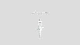 Cruiser Bike bike, bicycle, cruiser, road, maya, animation, rigged