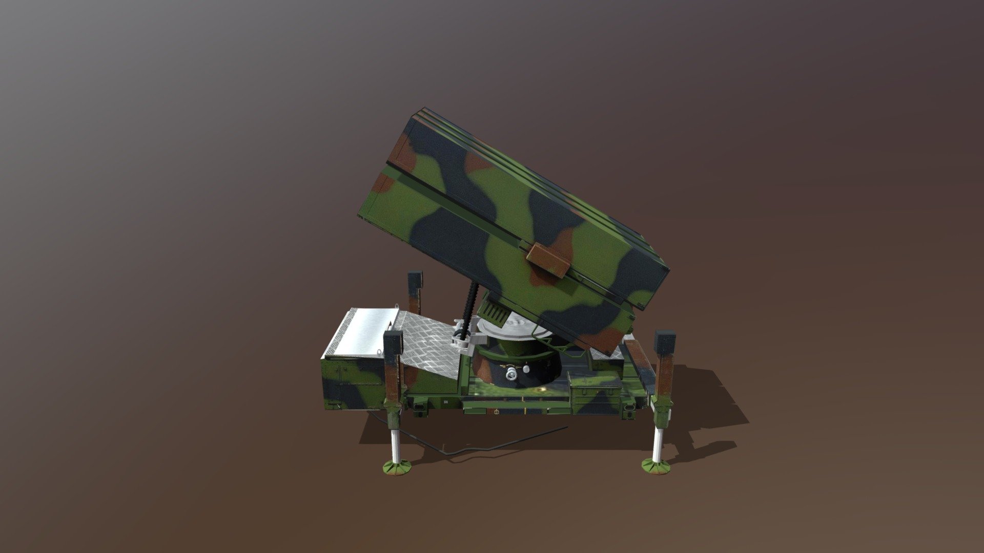 This model is Nasams Air Defences or anti-air.
This model is High quality and low poly model.
This model applied a single texture UV maping method.
This model can be used in Game programing and animation films.
