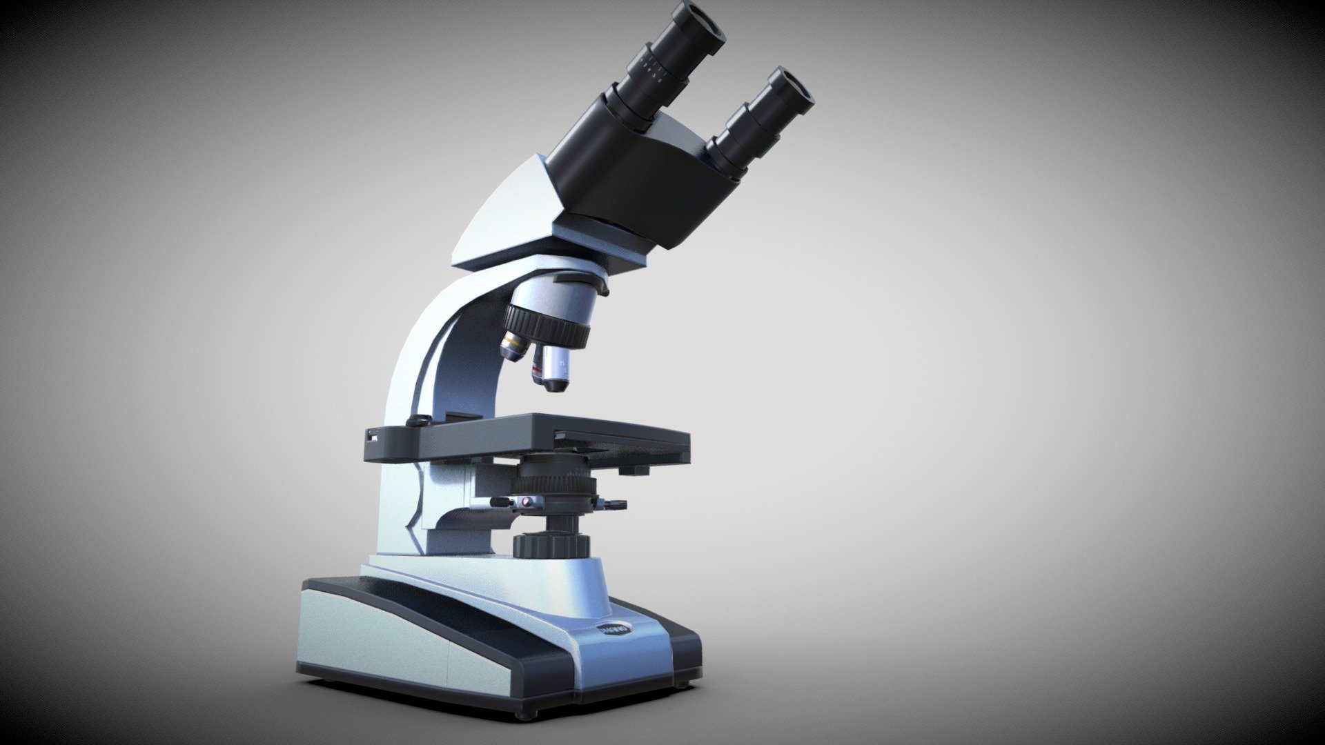Modelo hard surface ( pero sin el modificador aplicado) de un microscopio random

Hardsurface model (but no modifier applied)