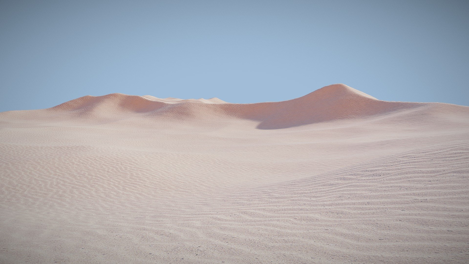 Realistic Dune Scene for your world

Features:




Tiling Textures 15 Repeats (free walking, driving, explorations)

1 PBR Material (4k set)

Optimized 320k tris one mesh
