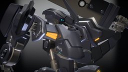 Mecha - Armatus Nocte humanoid, biped, mech, robotic, mecha, machine, sciencefiction, sketchup, vehicle, scifi, futuristic, robot