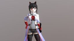 [Arknights]Ash-Texas Designed by RBHB (罗德岛蜜饼工坊) texas, arknights, arknights-texas