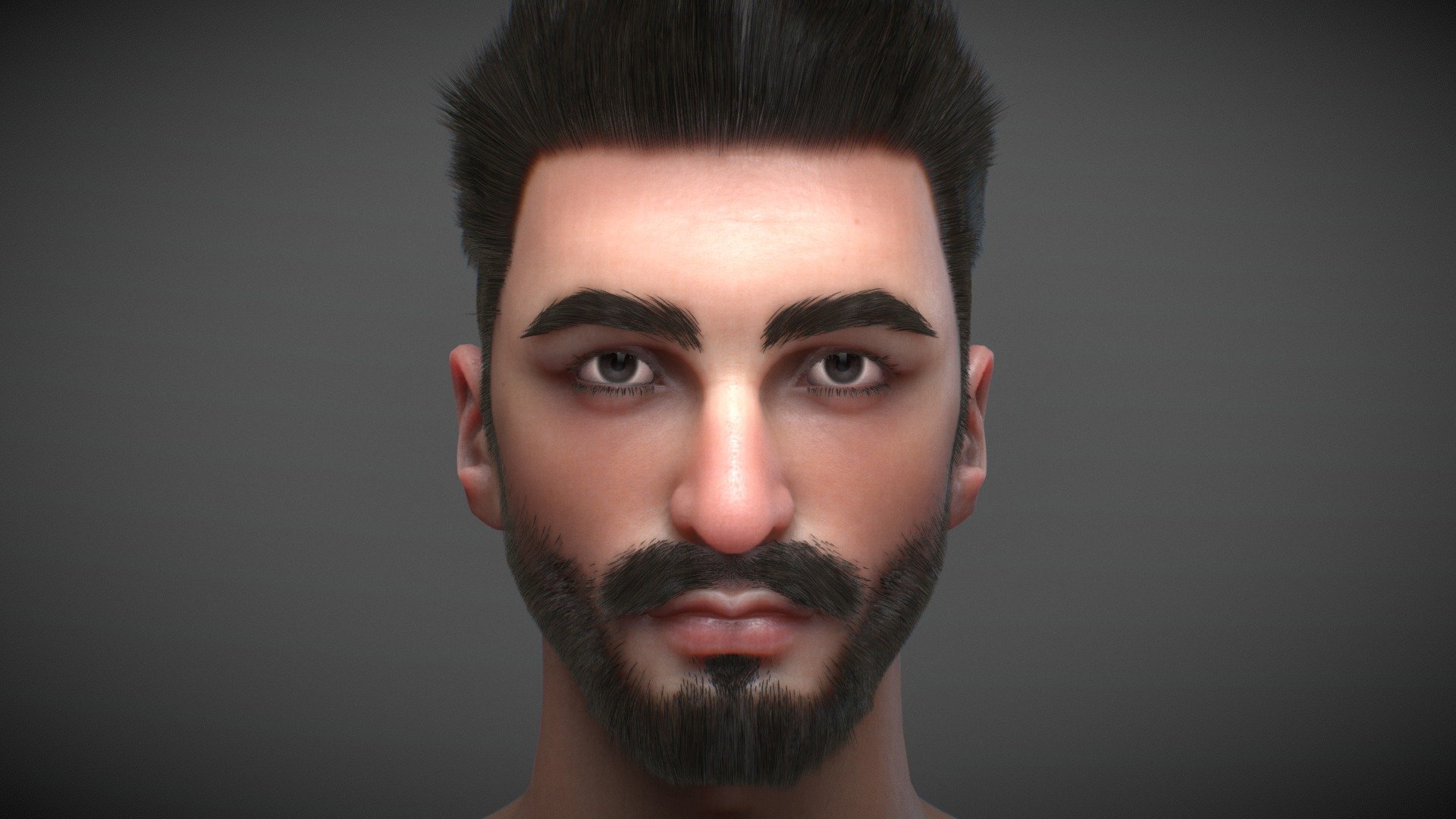 **Includes native Blender file for rendering in Eevee and Cycles. **



This 3D model features a male head with distinct Arabic features, including sharp facial contours and prominent eyebrows. The model captures the intricate details of the face, from the textures of the skin to the subtle variations in the hair. With its realistic and lifelike appearance, this model is ideal for use in a variety of contexts, including digital art, animation, and gaming. Whether you're a designer, artist, or simply a fan of high-quality 3D models, this male head with Arabic appearance is sure to impress.