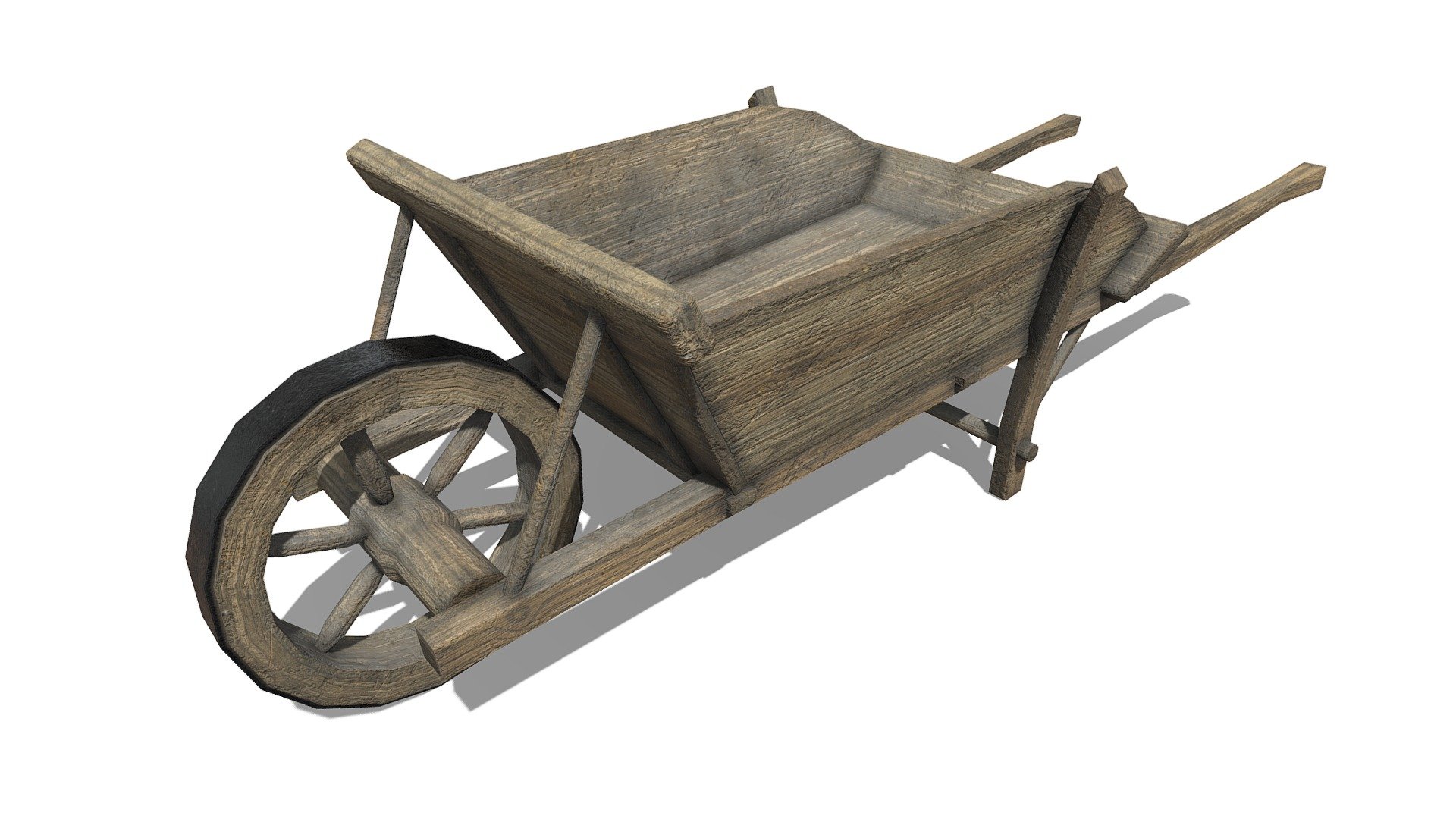 Antique Wheel Barrow
Realtime ready Antique Wheel Barrow, setup with PBR textures &amp; clean topology for use in 3d development.

More in our Historic Collection

Check out our Main Collections

Detailed Description Info:




Model: Antique Wheel Barrow

Media Type: 3D Model

Geometry: Quads/Tris

Textures: Yes

Materials: Yes

Rigged: No

Animated: No

UV Mapped: Yes

Unwrapped UV’s: Non-Overlapping
