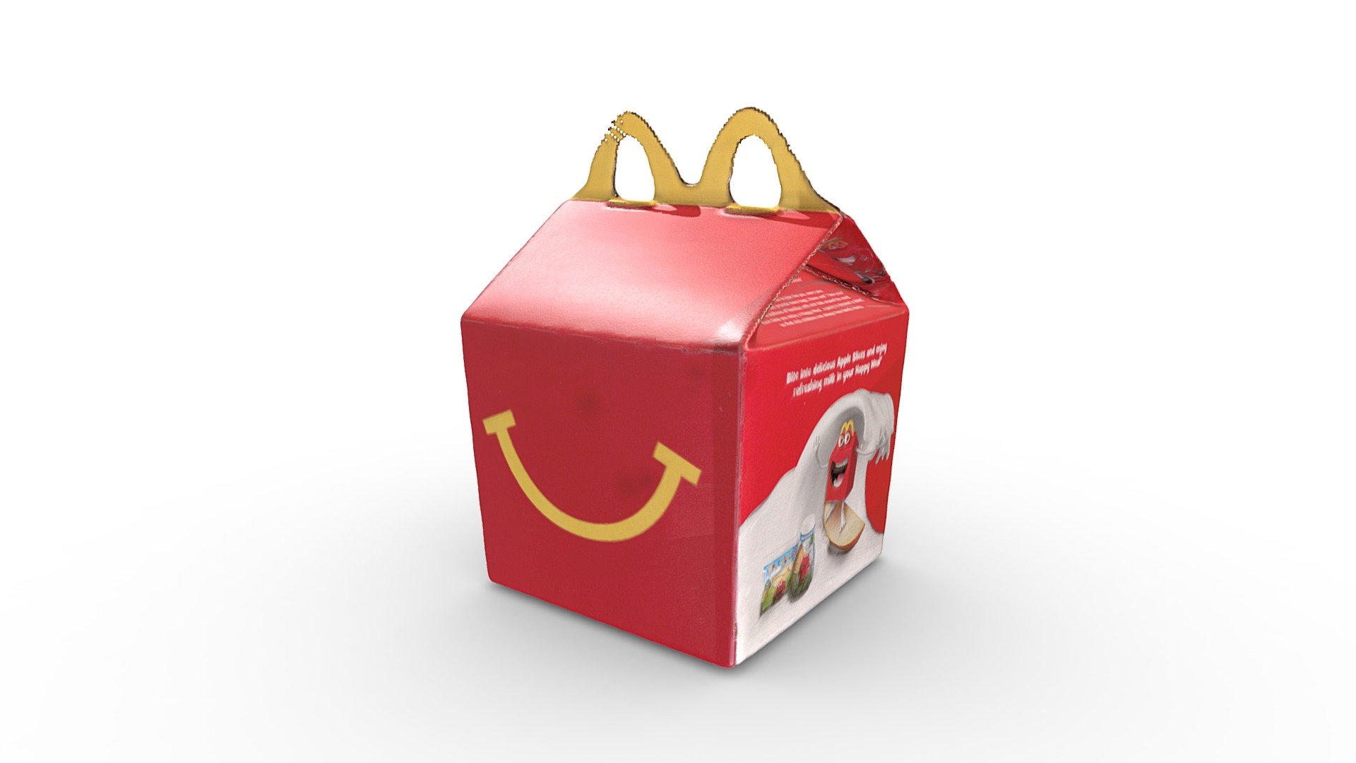 3D scan of a McDonald's Happy Meal box