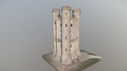 Broadway Tower tower, castle, terrain, fort, drone, small, monument, 3d-scan, aerial, medieval, reconstruction, ruined, uk, gothic, 19th, reference, props, youtube, middle-age, downloadable, witcher, freemodel, medievalfantasyscene, medievalfantasyassets, photogrammetry, asset, stone, gameasset, free, download, gotical