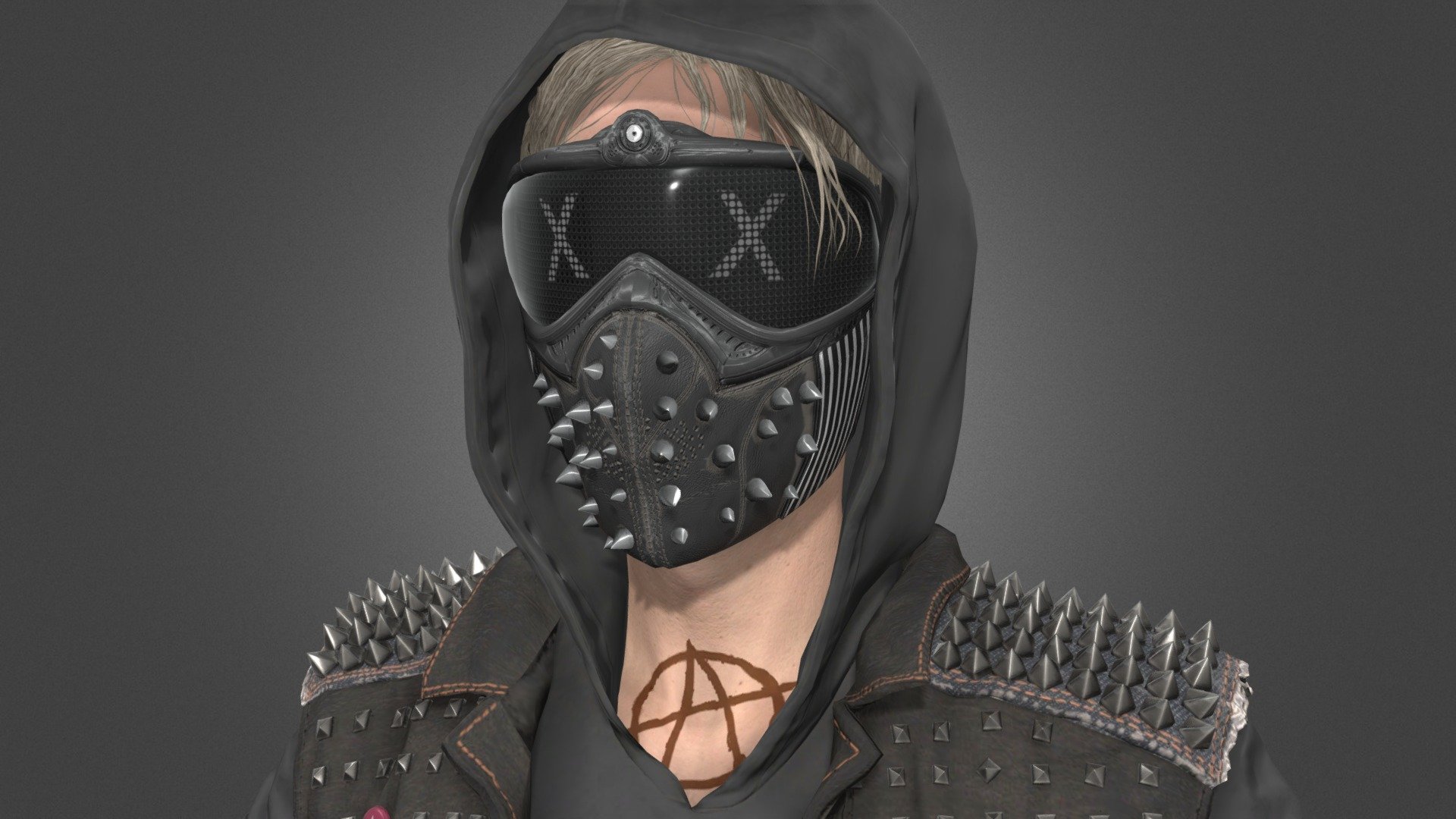Download here: Deviantart

Model from the game Watch Dogs 2, developed by Ubisoft. I'm a little too lazy to completely customize everything, materials, etc., so it doesn't look great here. It looks much better on the Deviantart preview, and it gives a more accurate understanding of what the model looks like.