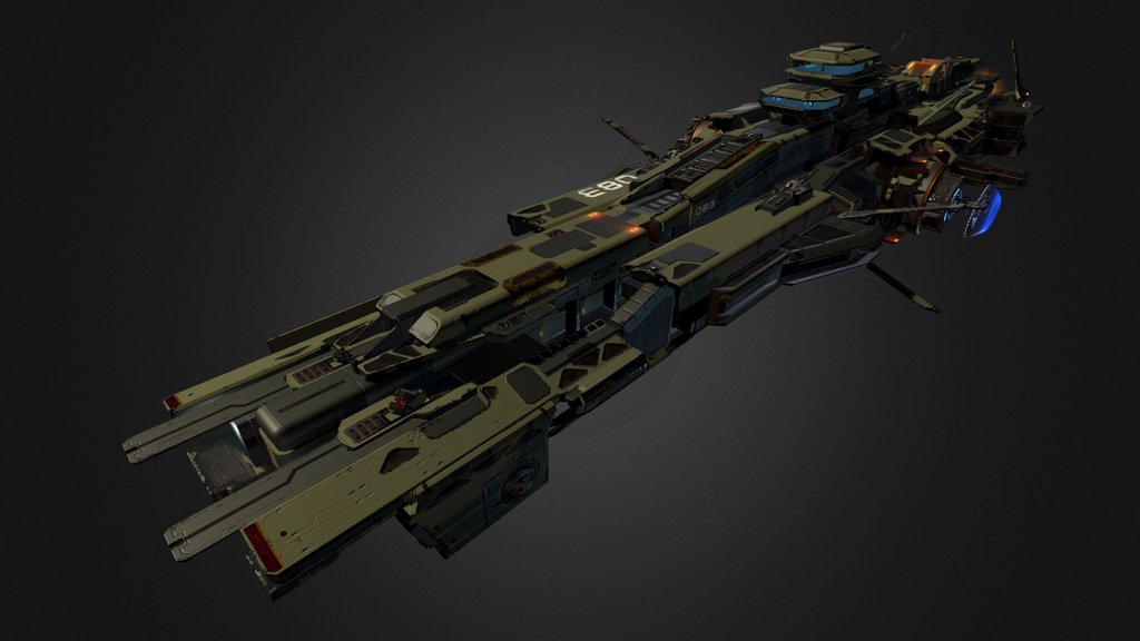 The ‘Invincible’ line of ships was built during the second war for Bartle sector and has been continuously refined since. These faithful ‘workhorses’ of the Imperial Spacefleet were widely used for fire support during offensive operations. Military doctrines change, fleets are upgraded, but Invincible always remain in the ranks. Over the years of production and operation over forty different models and numerous modifications of the destroyer have been produced. The latest model of Invincible is deservedly considered the strongest link in the modern Imperial fleet.