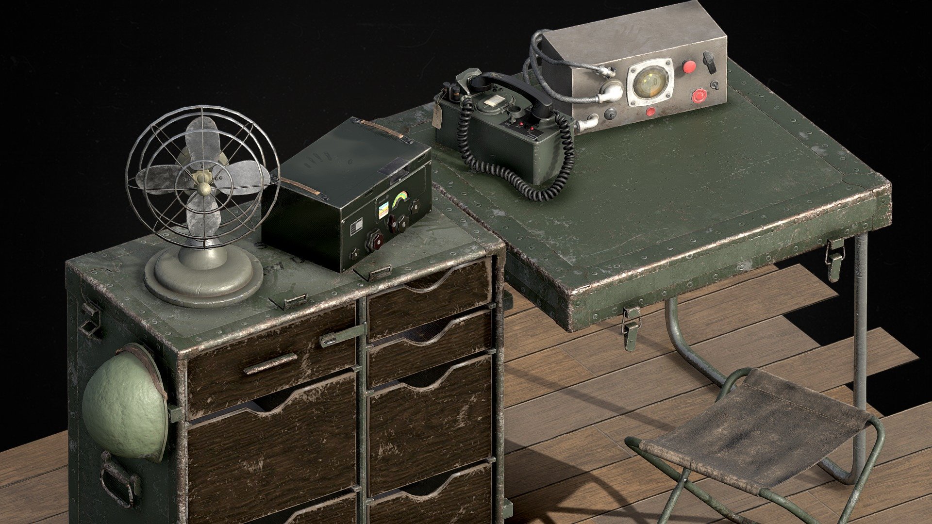 This is my final result of the last couple of weeks. I created everything in this project. From custom Substance Designer materials to the models. I really hope you enjoy this! Free to download ofc :)\n\nI got most of the assets used in here uploaded seperately for you to not having to download the entire thing if you only need one of the assets.\n\nArtstation link with renderings and more information:\nhttps://www.artstation.com/artwork/oO3WOW