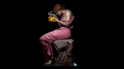 Psiche Opening the Golden Box anatomy, greek, legend, jewel, secret, myth, painting, god, classic, goddess, 3dprinting, mythology, box, woman, beautiful, curious, pretty, pandora, prb, deity, female, psiche, pre-raphaelite, raphaelite