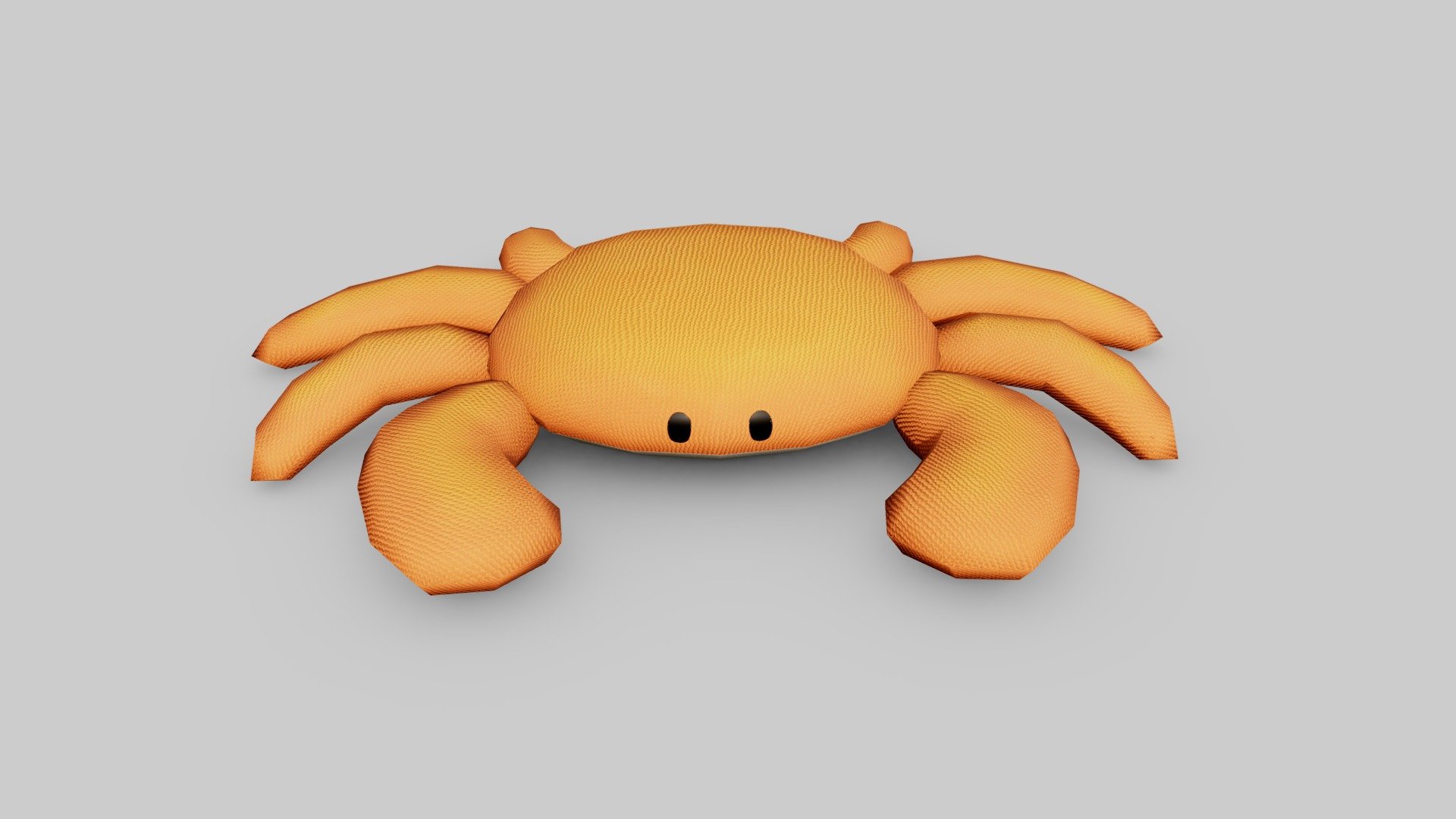 Crab plush toy for your renders and games

Textures:

Diffuse color, Roughness, Normal, AO

All textures are 2K

Files Formats:

Blend

Fbx

Obj