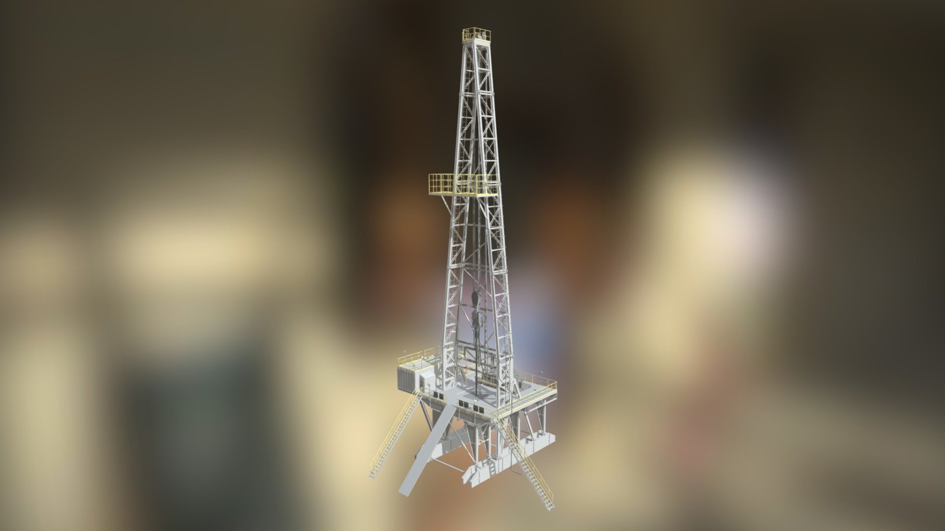 Drilling platform Use Cinema 4D to model low polycube cartoon characters, and then use Arnold to render.

Polygons:166310