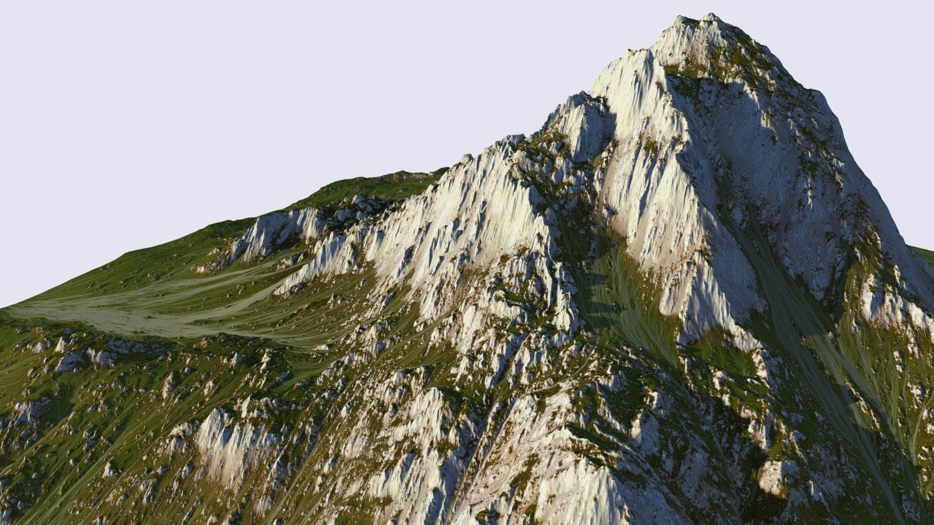 Grass mountain (World Machine)

Grass mountain 3d model ready for your project!

-High poly and Low poly mesh

-4096pix Textures (color/light/normal/height/splat/snow and other)