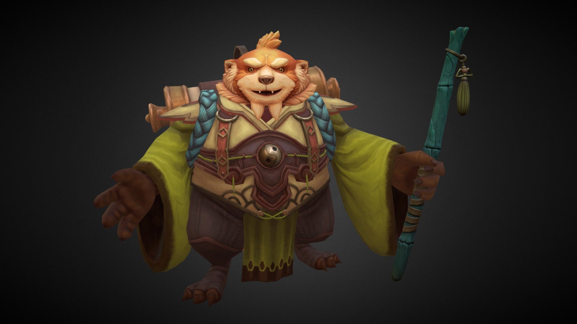 Another concept of Natalia Tsynali! This was fun to do and sculpt! 

https://tsynali.deviantart.com/art/Redpanda-440583316