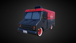 Delivery Truck - Tutorial Included storage, truck, transportation, van, transport, logistics, industry, cargo, delivery, freight, substancepainter, substance, container