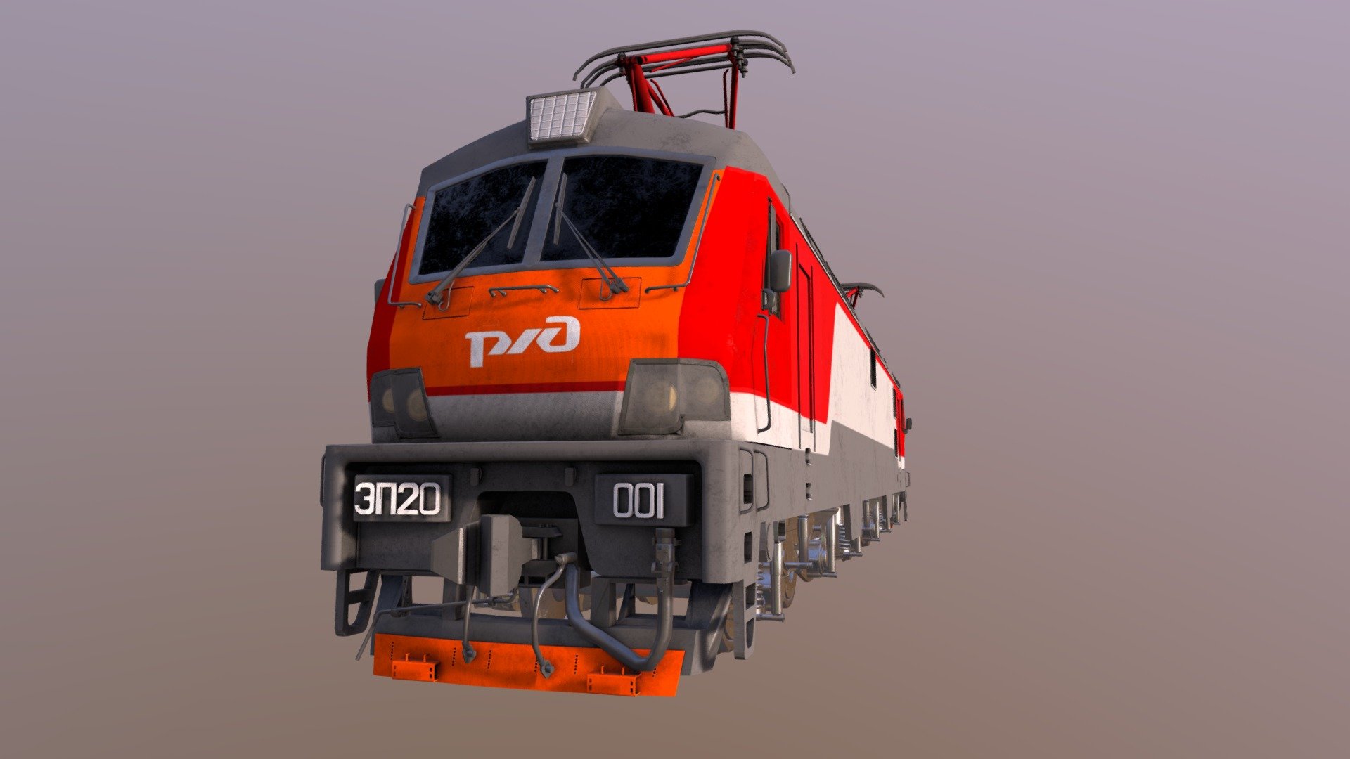 This model was created for 3d train driver simulator.
UV and Texturing on
