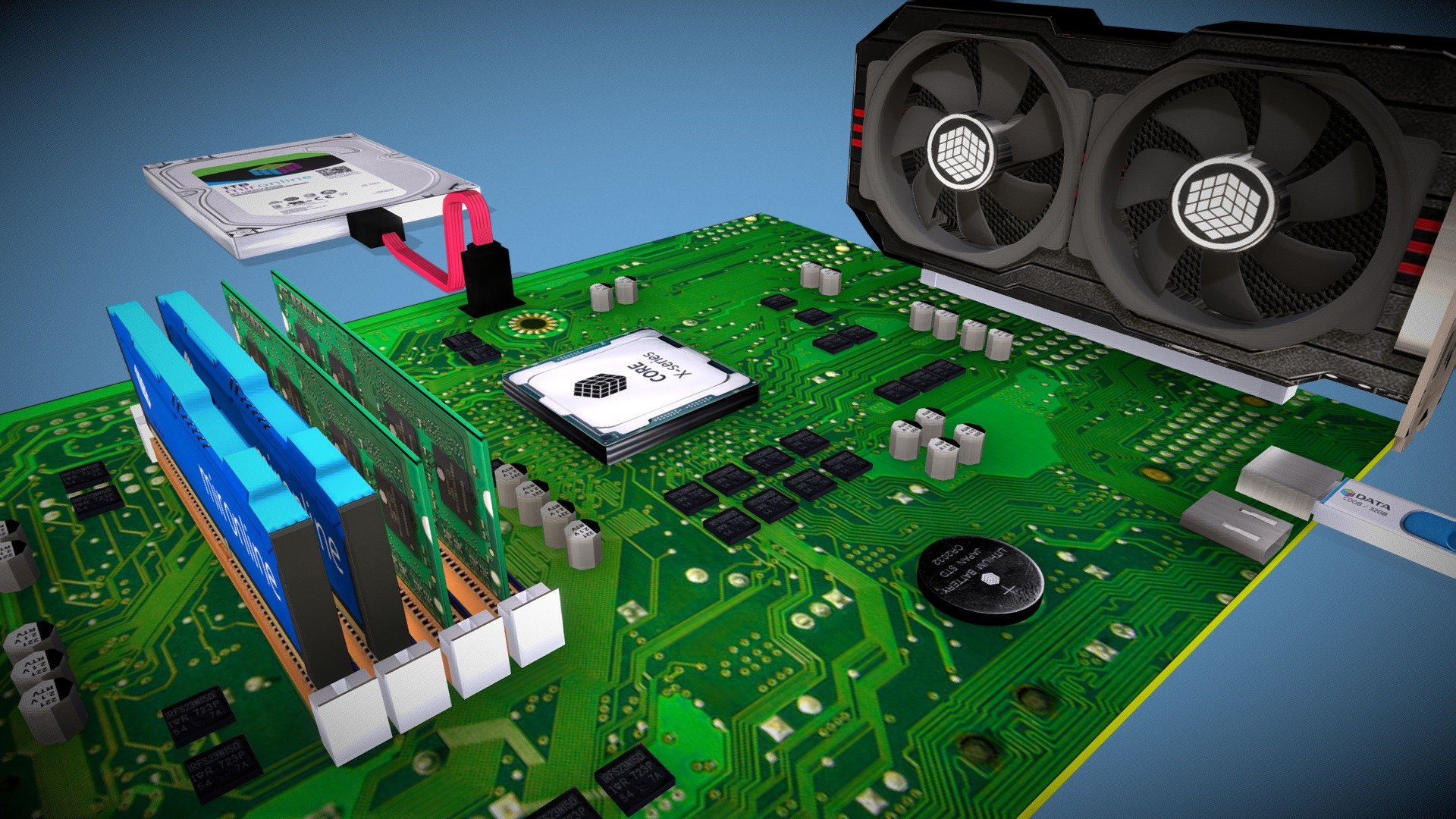 There are many computers on the market, but some people prefer to build their own computer from nothing.