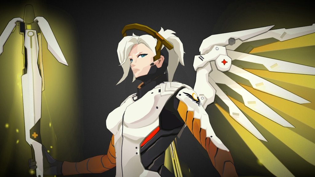 Overwatch Mercy Fanart done based on original concept Blizzard.

Created with Blender &amp; Texturing using Photoshop.

Follow my profile :




instagram.com/menglow90 

artstation.com/menglow
