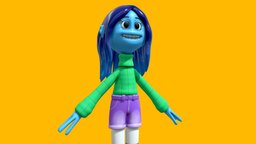 Ruby Gillman Teenage Kraken ruby, teenage, kraken, gillman, gamerady, unity, asset, blender, angeldart