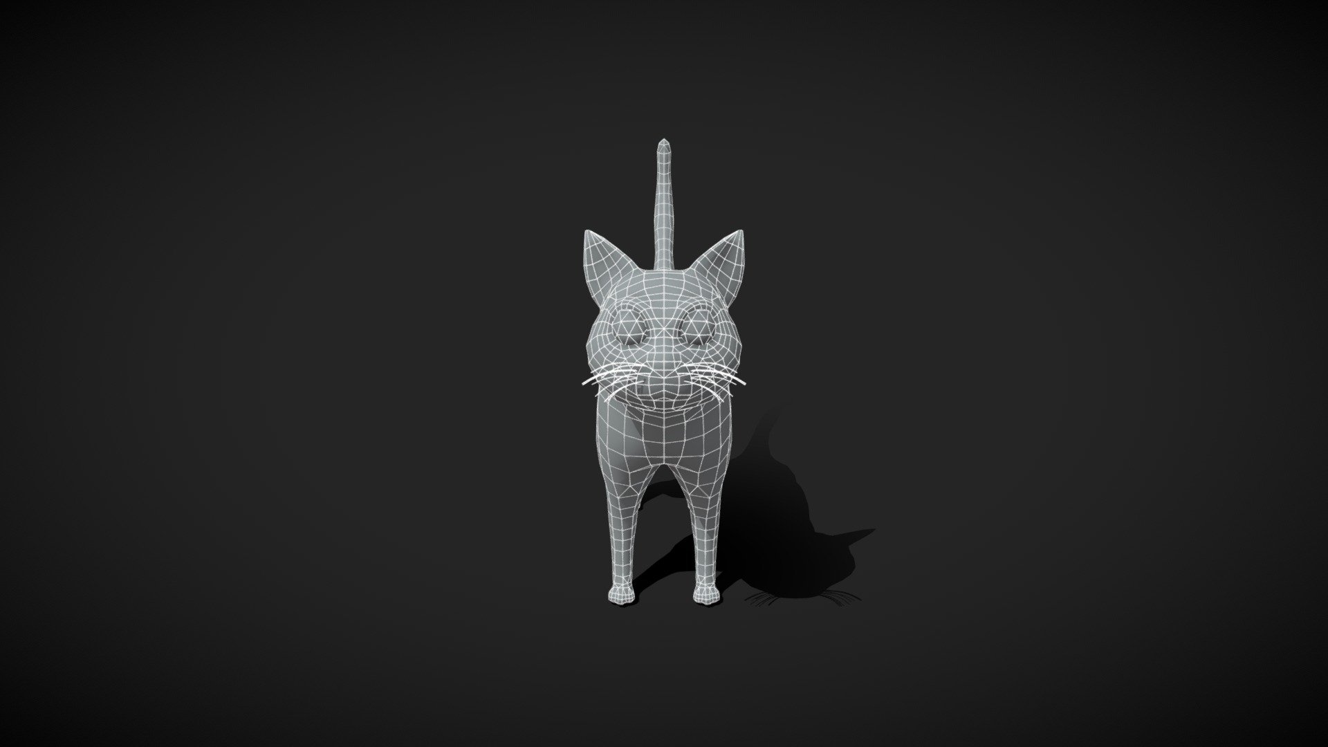 Cartoon Cat Base Mesh 3D Model  is completely ready to be used as a starting point to develop your cartoon cats.

Good topology ready for animation.

Technical details:




File formats included in the package are: FBX, OBJ, GLB, ABC, DAE, PLY, STL, x3d, BLEND, gLTF (generated), USDZ (generated)

Native software file format: BLEND

Polygons: 2,582

Vertices: 2,496

Blender scene included.

You can purchase the model on Superhive/Blender Market: https://superhivemarket.com/products/cartoon-cat-base-mesh-3d-model