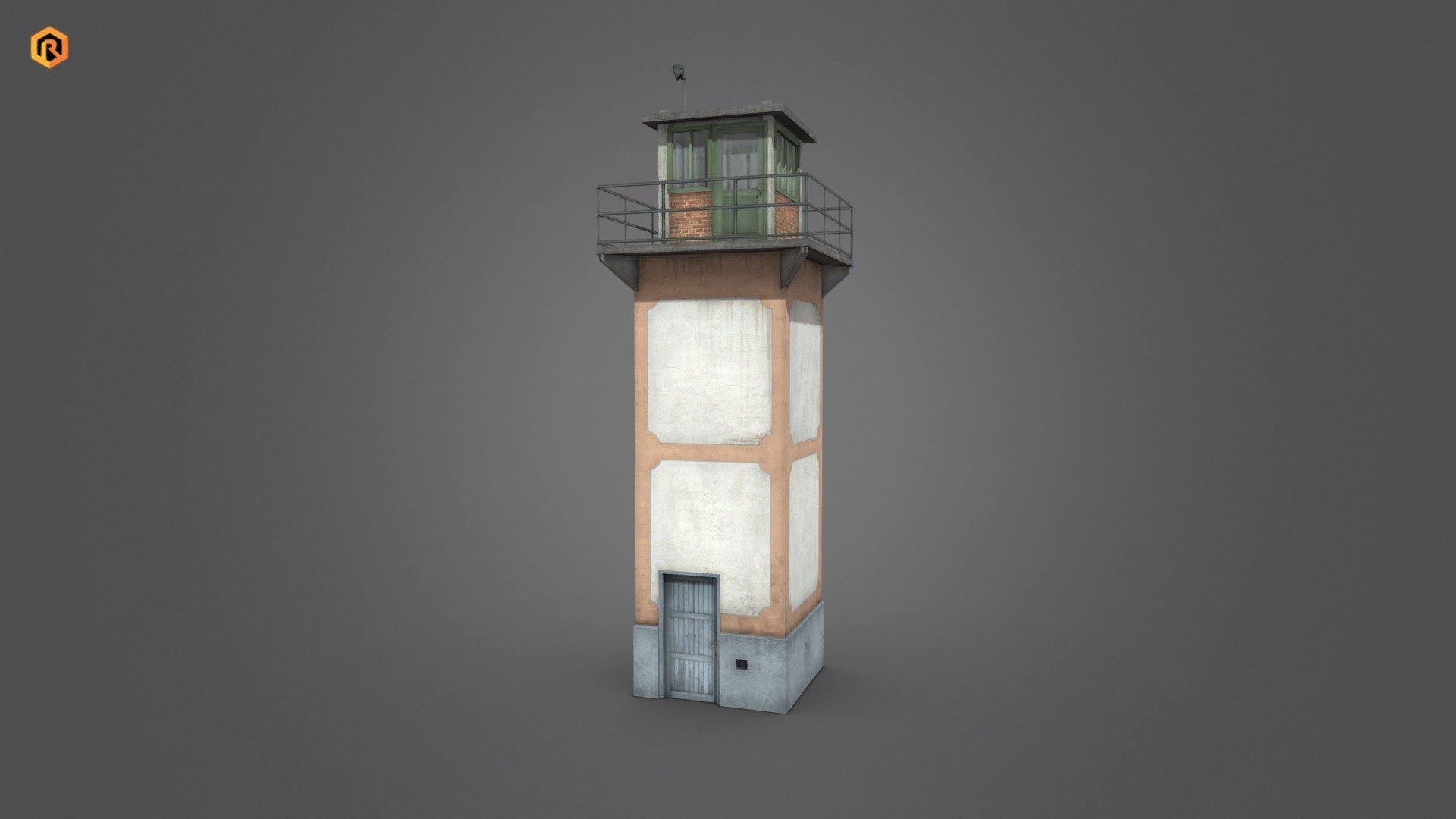 Low-poly 3D model of Guard Tower. The top interior part is also modeled but with less detail. 

This model is best for use in games and other VR/AR, real-time applications such as Unity or Unreal Engine.

It can also be rendered in Blender (ex Cycles) or Vray as the model is equipped with all required textures. 

Technical details:




2048 x 2048 Diffuse and AO textures

711 Triangles

369 Polygons

503 Vertices

Model is one mesh.

Lot of additional file formats included (Blender, Unity, Maya etc.)  

More file formats are available in additional zip file on product page (See all files)

Please feel free to contact me if you have any questions or need any support for this asset.

Support e-mail: support@rescue3d.com