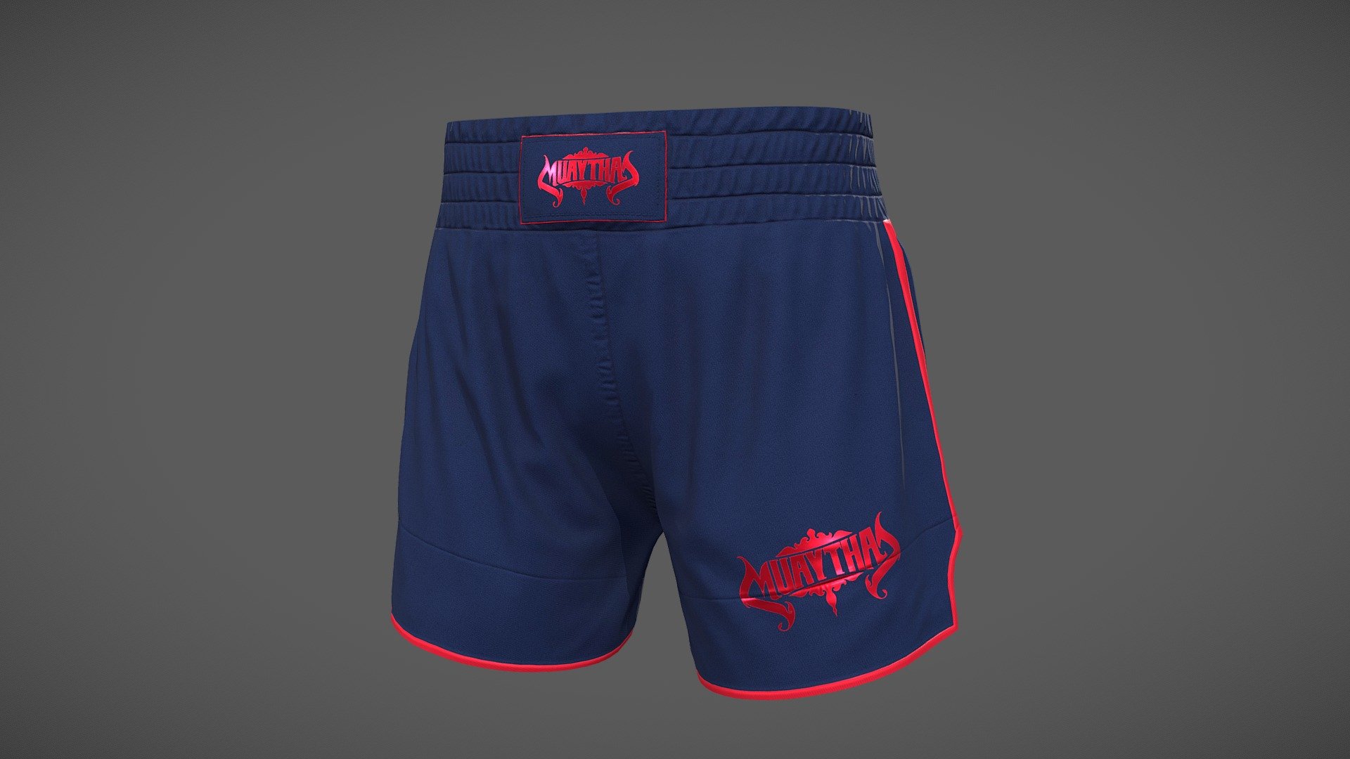 MMA Shorts - boxing shorts

This is a Lowpoly PBR model ready for use in AR, VR, Realtime Visualizations, Games with 4K Textures.

Features: Low-poly game ready PBR Model, Real-World Scale, High-quality 4K Textures.