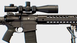 Sniper Rifle_S716 rifle, vr, training, sniper, weapon-3dmodel, weapon