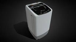 Top Load Washer bathroom, washer, realtime, kitchen, washingmachine, interior-design, bathroom_accessories, lowpoly, top-load