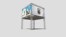 Protótipo - Alter do Chão - Pórtico Jardim 2022 led, portugal, truss, creative, exhibition, promotional, advertising, publicity, portico, elvas, painel, trusses, exhibition-booth, led-module, structure, estrutura, creativeled