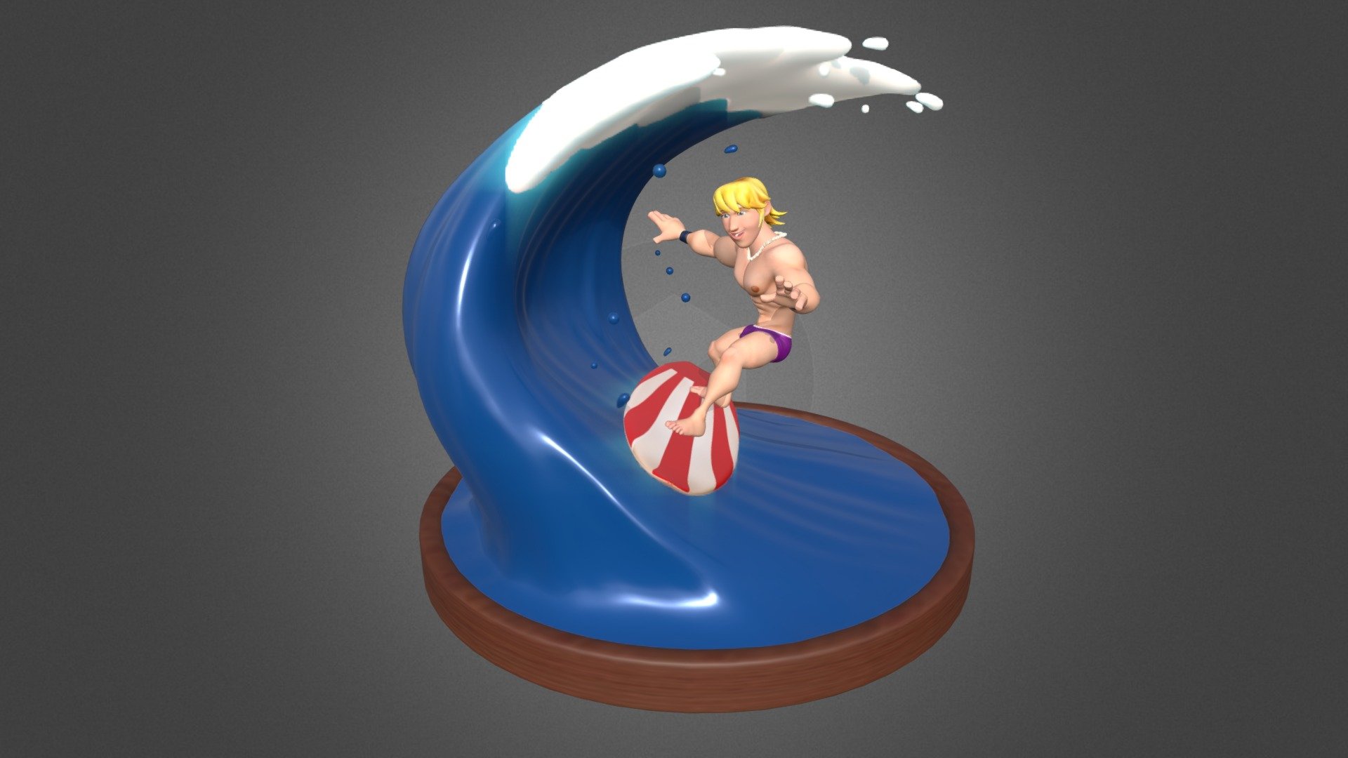 Hi! I'm starting a new series of what I call dioramas, where I recreate an idea of a random subject every week. The first one is &ldquo;beach