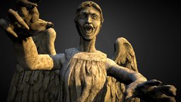 Weeping Angel doctor, who, angel, statue, weeping, 3d
