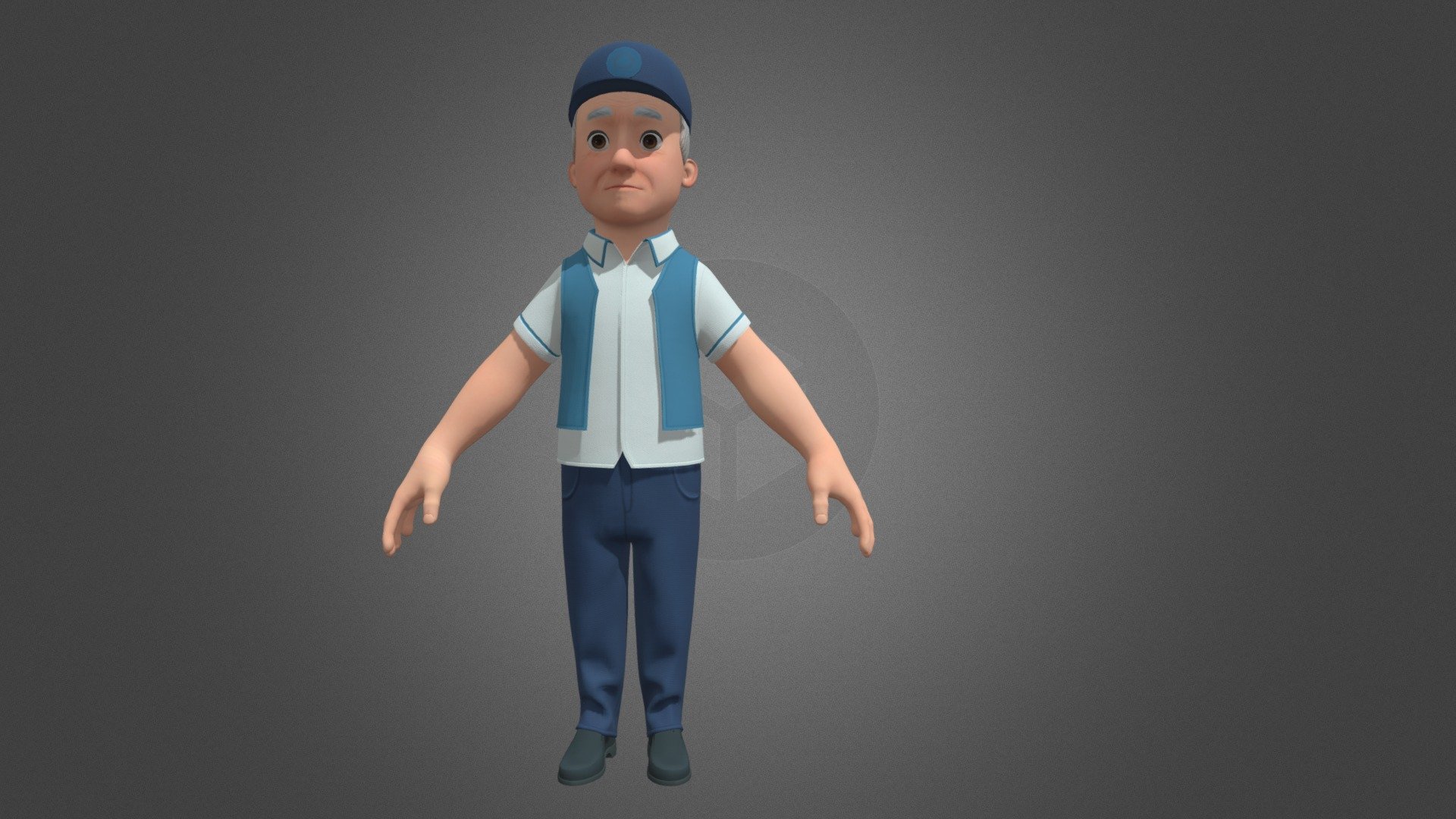 cartoon man people