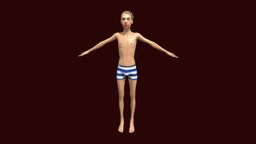 Neighborhood Kid - Brett kid, boy, james, child, teen, cc3, iclone, reallusion, cc-character, kenneth, character, game, man, animation, male, rigged, cc4, heighborhood