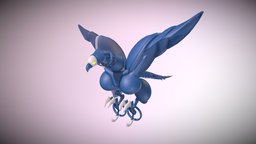 Silver Armor - Eagle armor, eagle, marin, saintseiya, blender